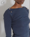 BASERANGE 25 Early Spring DISC Long Sleeve T-Shirt BAS-TODIL-RC-SP25-AMPERA BLUE